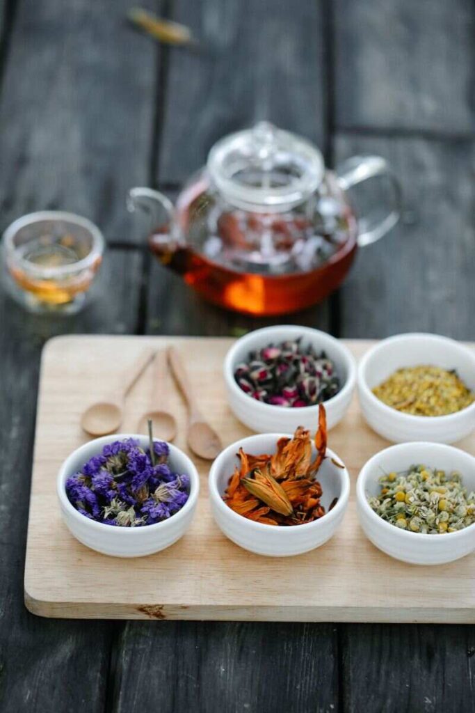 Erbe e piante per infusi