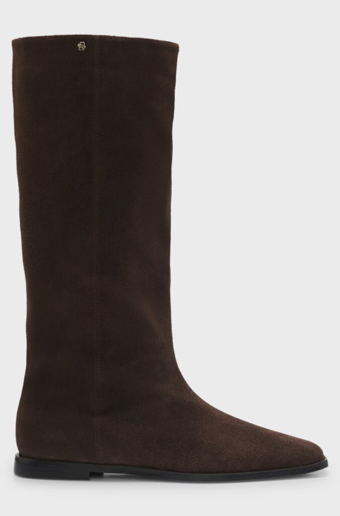 stivali camoscio donna tendenza scarpe moda autunno 2026