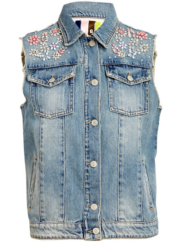 BAIXIAOCHI Gilet Di Jeans Da Donna Corto Primavera Ed Estate Giacca Senza Maniche Sfilacciata Slim Fit Con Cardigan Strappato Top 102337776