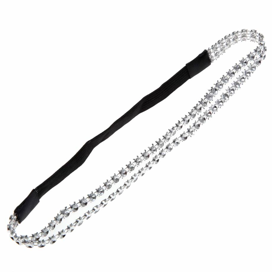 Fascia per capelli con strass, fascia decorativa da donna