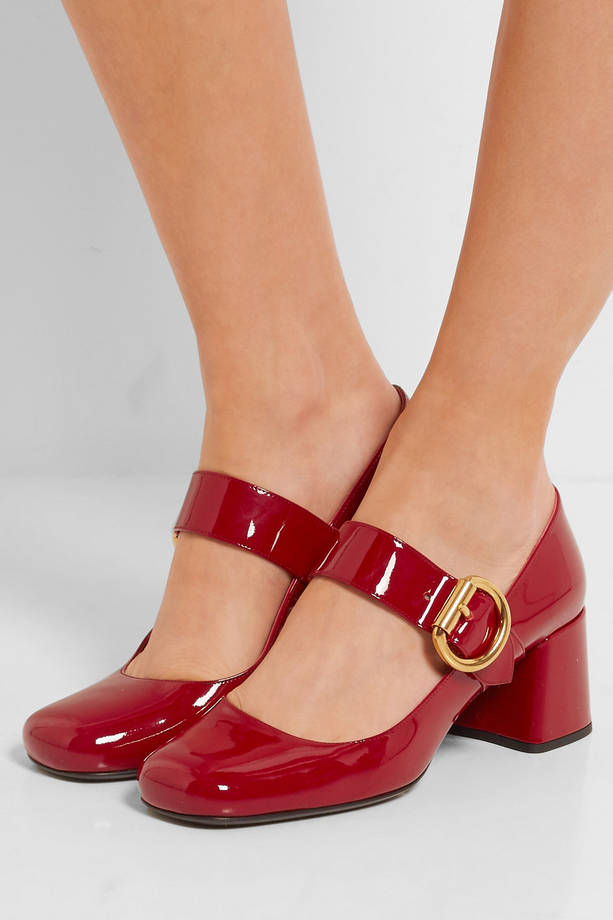 Scarpe Décolleté Da Donna Con Tacco Basso E Cinturino Mary Jane, Taglia 38, Oro, 40 EU - Foto 4