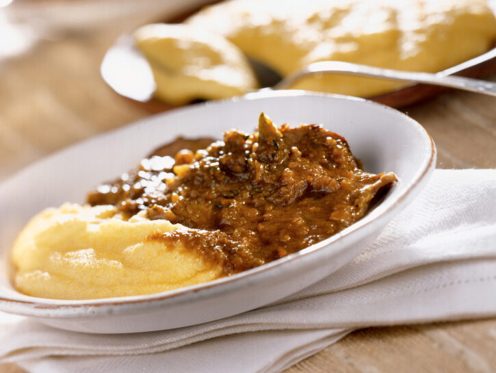 Risultati immagini per brasato polenta e funghi