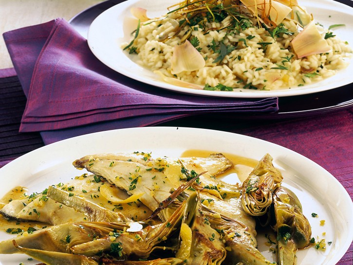 Ricetta Filetti di branzino e carciofi al limone | Donna ...