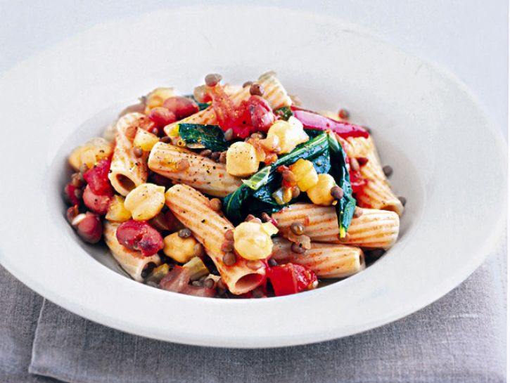 Ricetta Pasta Di Orzo Con Legumi Misti E Cicorietta Donna Moderna