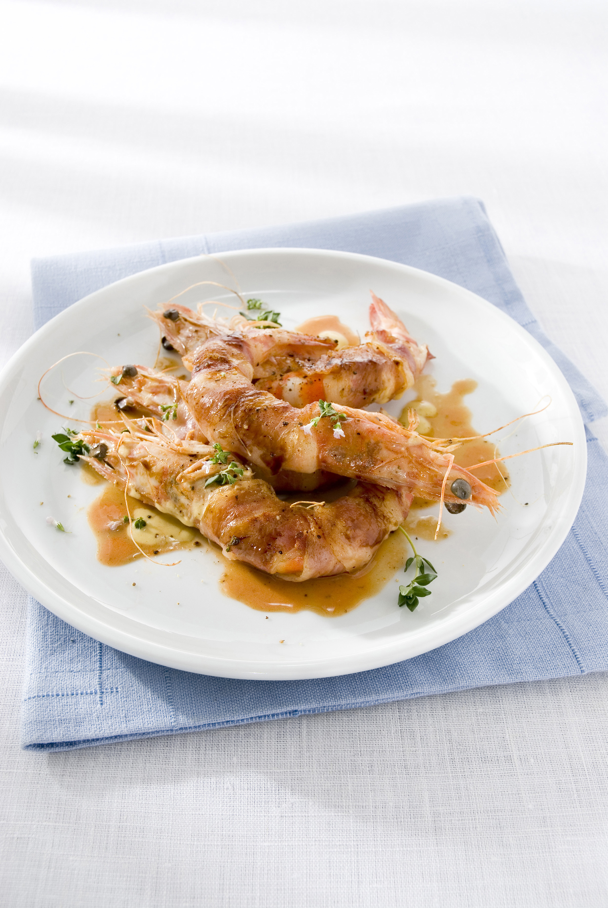 Ricetta Mazzancolle grigliate con salsa alla senape ...