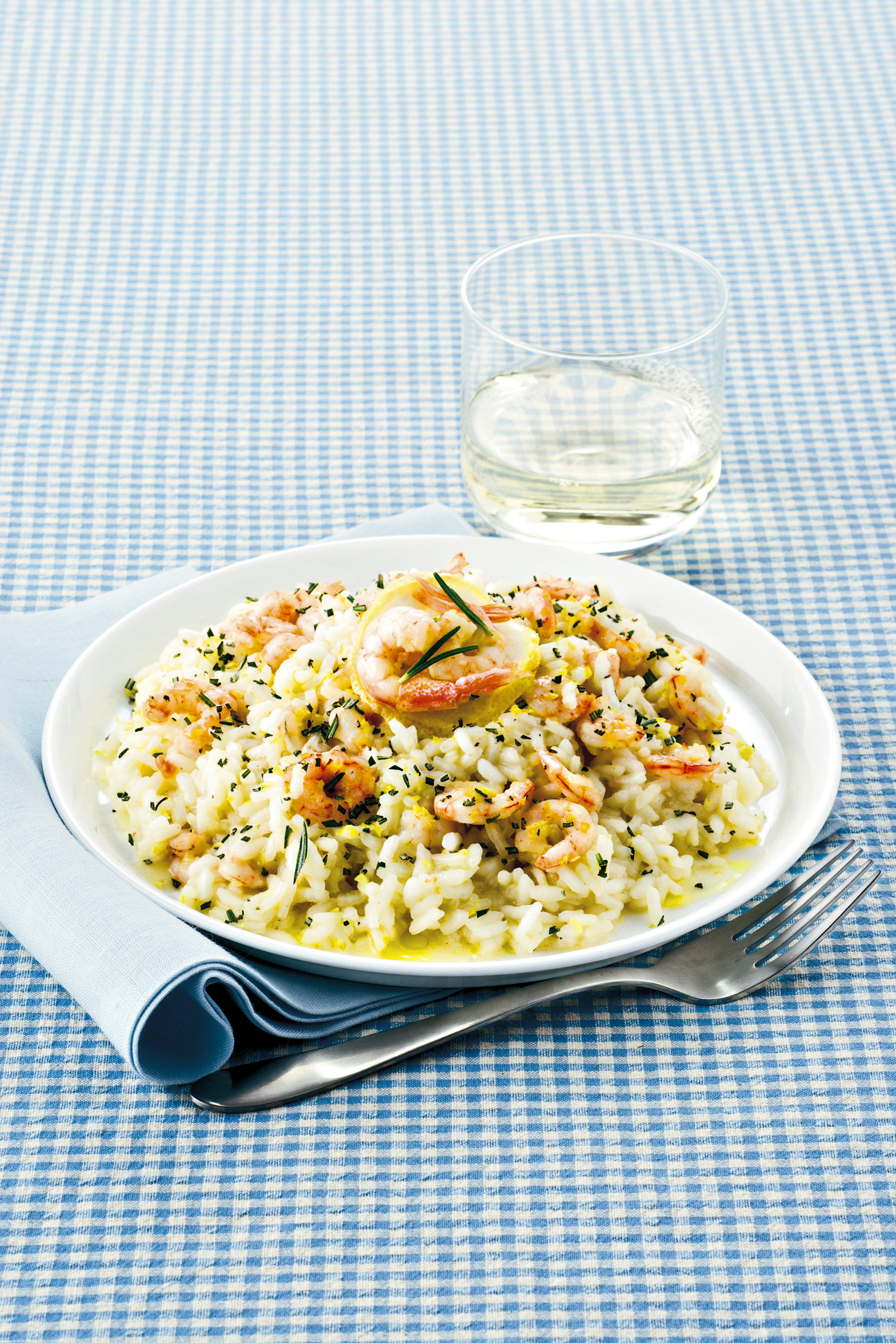 ricetta risotto al limone e gamberetti