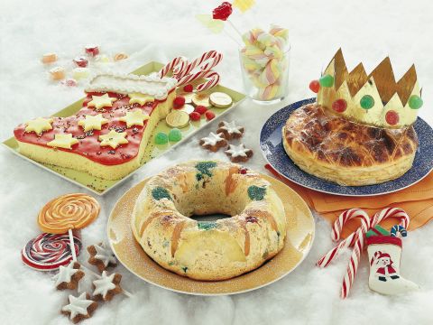 Calza della Befana ai due marzapane