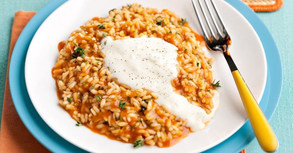 Ricetta Risotto rosa con stracchino | Donna Moderna