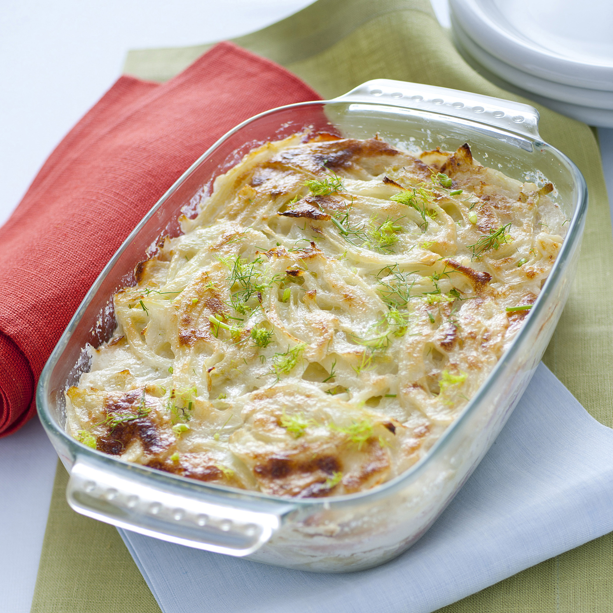 Ricetta Gratin di finocchi al prosciutto | Donna Moderna