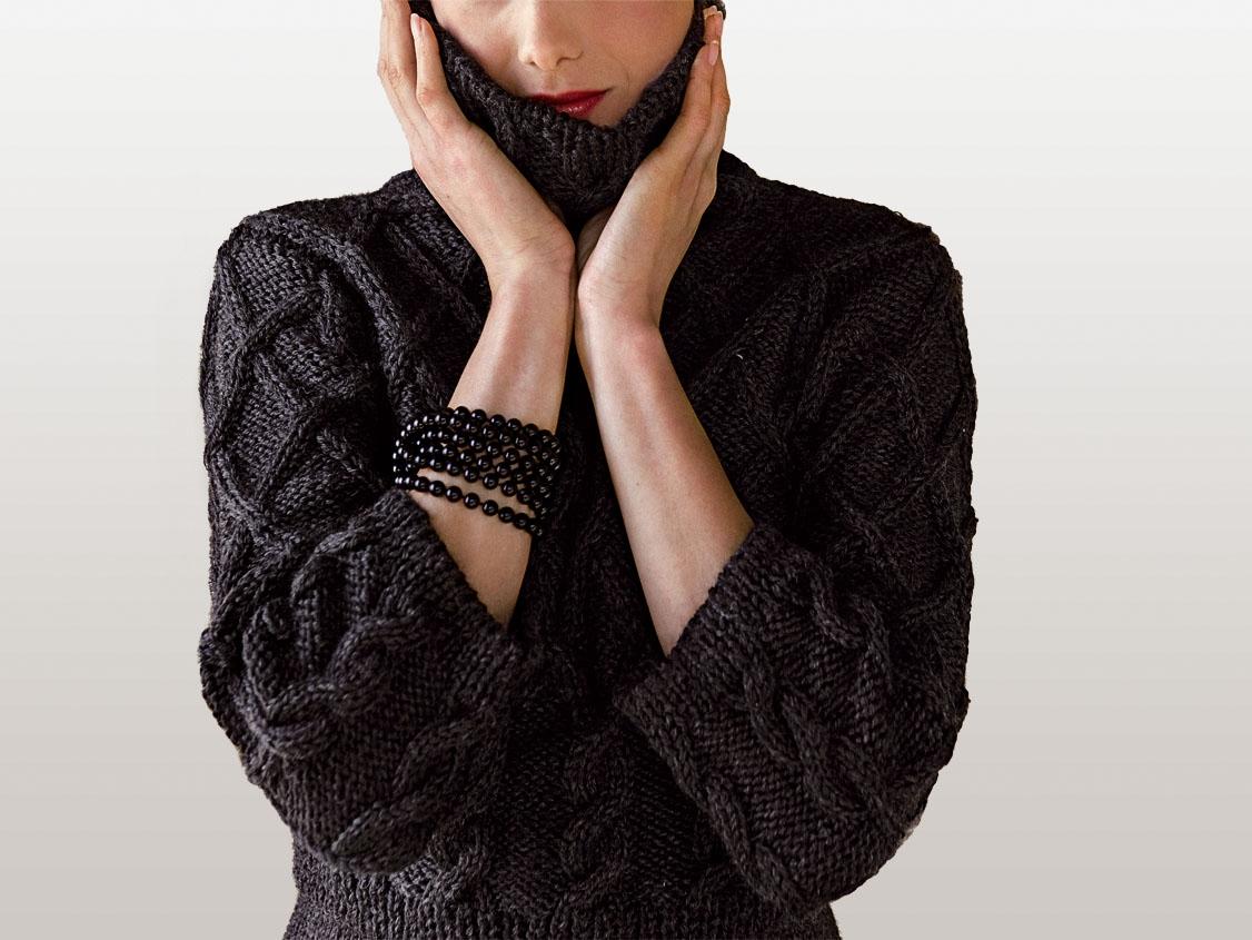 maglie collo alto donna