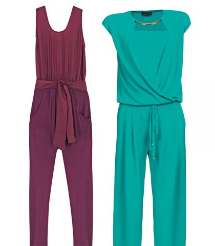 <p>Da sinistra:</p><p>Di cotone <b>con tascone</b> e cintura di tessuto tono su tono (Hoss Intropia, 325 euro, taglie 38-46).</p><p>Modello con <b>scollo incrociato</b> e inserto di metallo dorato (Luisa Spagnoli, 298 euro, taglie 38-48).</p>