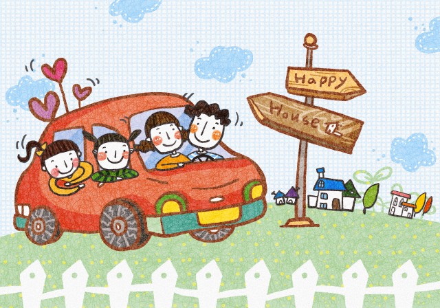 Cordial family spend happy time altogether --- Image by © TongRo/TongRo Images/Corbis