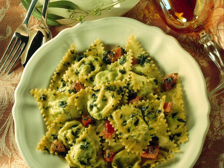 Ricetta Ravioli di magro al pesto | Donna Moderna