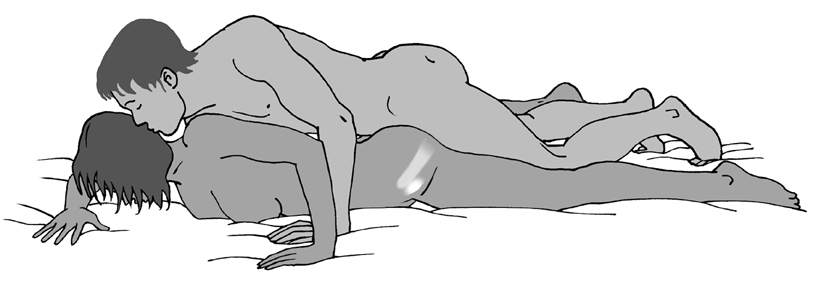 <p>Anche questa posizione sdraiata - lui è steso sopra di lei, i corpi paralleli - può essere l'ideale per il piacere femminile e la stimolazione del punto G. Gli unici inconvenienti sono che non potrete guardarvi negli occhi, né stimolare il clitoride durante la penetrazione, ma potete sempre contare sull'effetto eccitante di <a href="https://www.donnamoderna.com/sesso/Eros-psiche/voce-sexy-per-farlo-impazzire-a-letto" target="_self">sussurri hot</a>...</p>