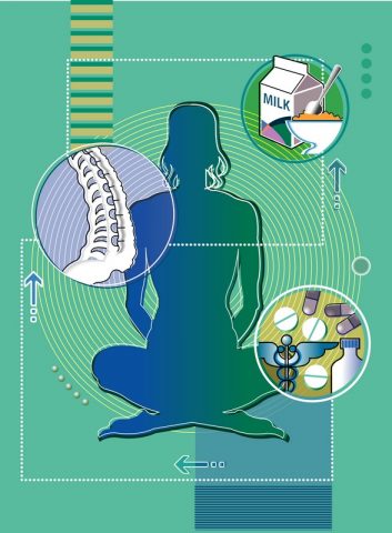 <p>Persino il metabolismo del calcio viene alterato: ciò implica un malassorbimento osseo che può favorire l'<b>osteoporosi</b>.</p>