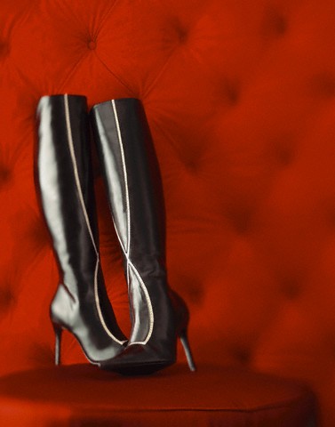 High-Heeled Boots --- Image by © Adrianna Williams/Corbis