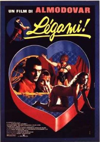 <p><b><i><a href="http://www.bol.it/dvd/Legami-DVD/Pedro-Almodvar-na/ea802989305894/" target="_self">Légami!</a></i></b></p><p>L'instabile Ricki (Antonio Banderas), rapisce e lega al letto del suo appartamento la pornostar di cui è innamorato, nel tentativo di farla innamorare di sé e convincerla a diventare sua moglie. Un film in perfetto equilibrio tra la follia dell'amore, il comicamente bizzarro e il melò, firmato dal grande Pedro Almodovar. </p>