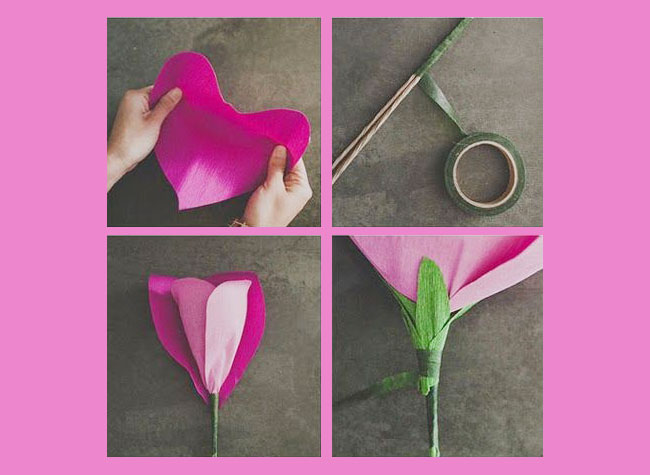 Fiori Di Carta Tutorial Donna Moderna