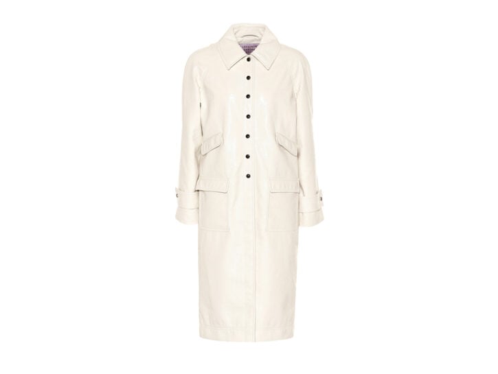 <p>Cappotto bianco in ecopelle (ALEXACHUNG)</p>