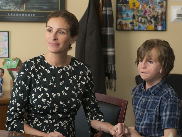 <p>Julia Roberts e il piccolo Jacob Tremblay in "Wonder"<span>, nelle sale italiane dal 21 dicembre</span></p>