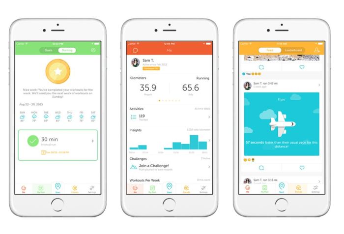 Runkeeper app