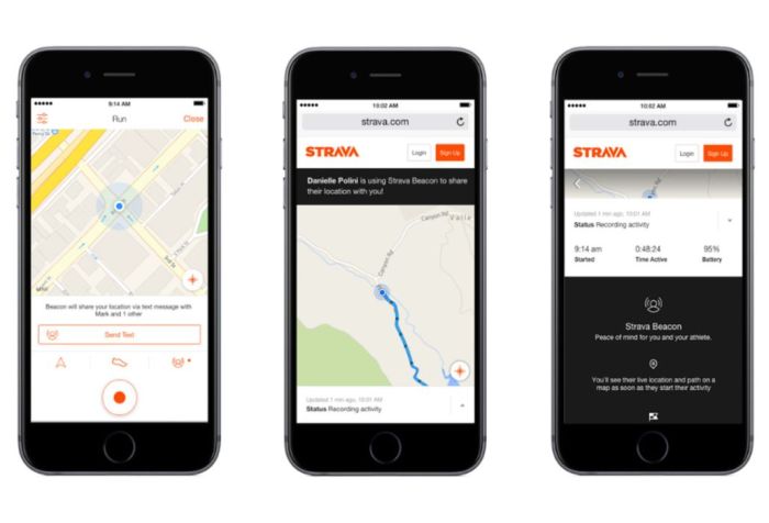 Strava app