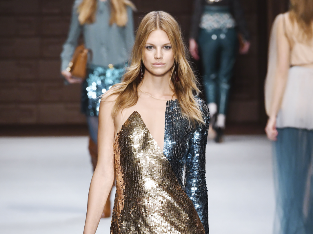 vestito paillettes kenzo