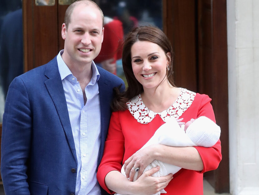 <p>Kate e William a Londra dopo la nascita del principino Louis di Cambridge. </p>