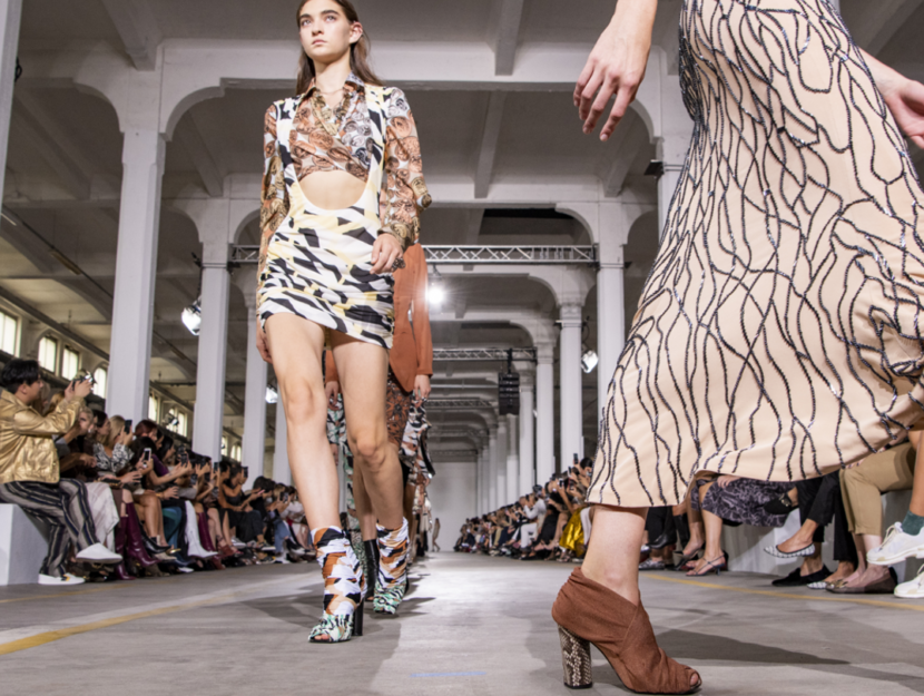 <p>Animalier à gogo nella nuova collezione primavera estate 2019 di Roberto Cavalli</p>