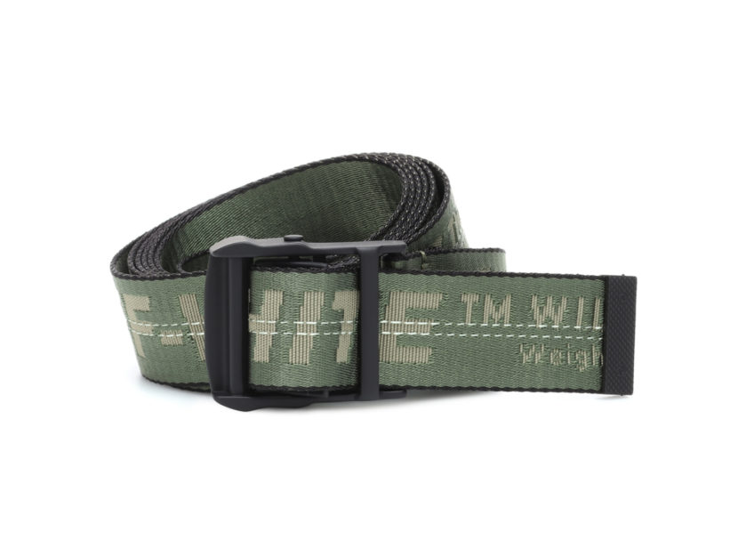 <p>Cintura verde militare logata (OFF WHITE)</p><p><em>Credits: Off White</em></p>