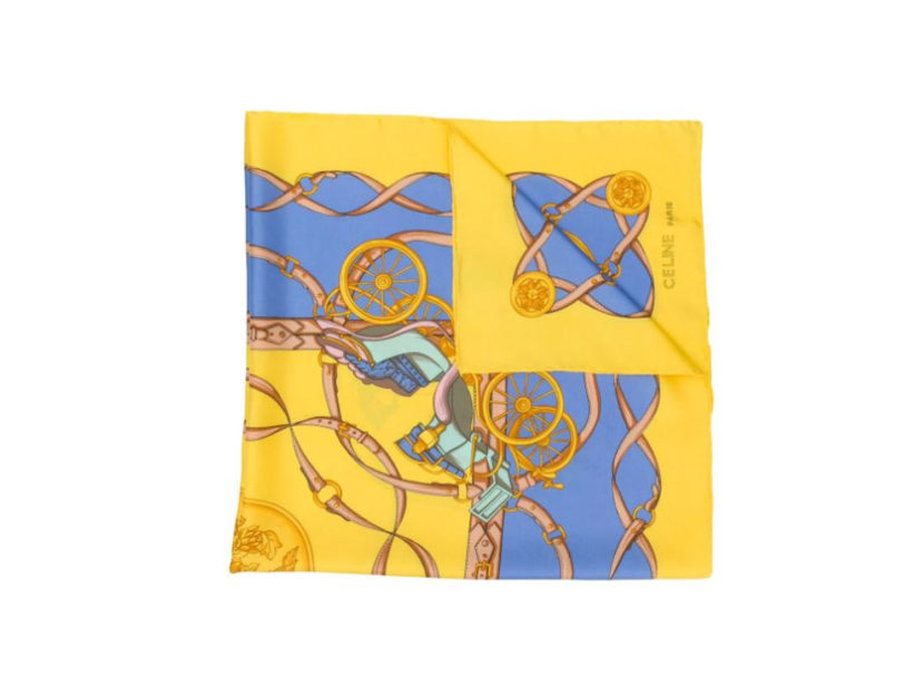 <p>Foulard dalla stampa vintage (CELINE)</p>