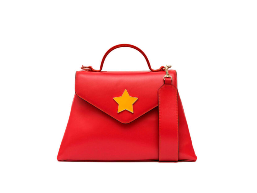 <p>Shoulder bag rossa a tracolla con stella (GLIMMED)</p>