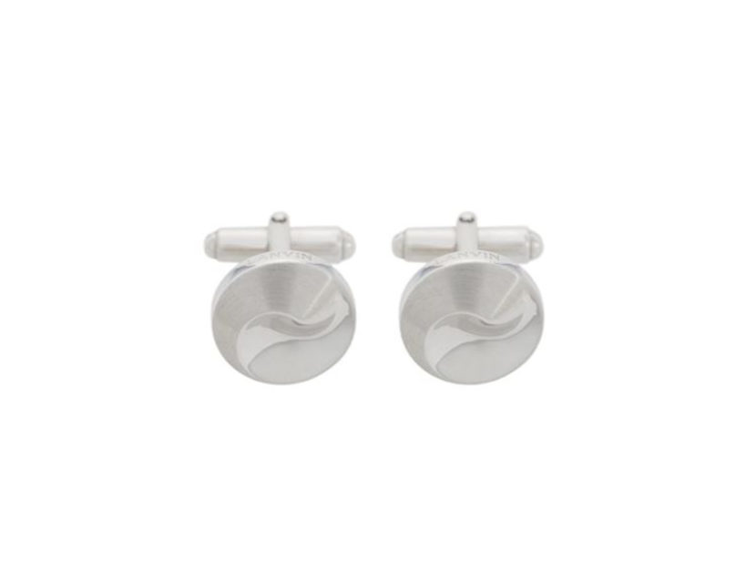 <p>Gemelli da polso rotondi silver (LANVIN)</p><p><em>Credits: Lanvin</em></p>