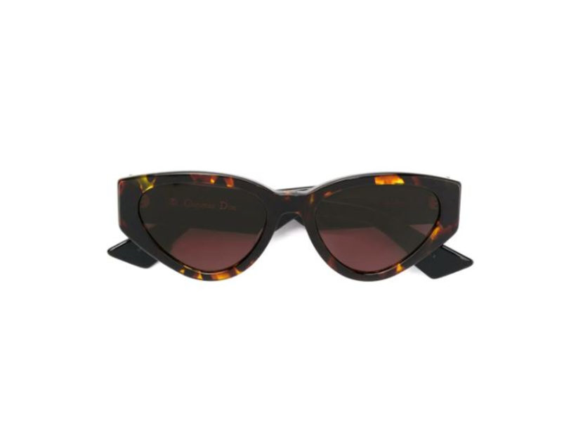 <p>Occhiali da sole cat-eye dalla montatura tartarugata (CHRISTIAN DIOR)</p>
