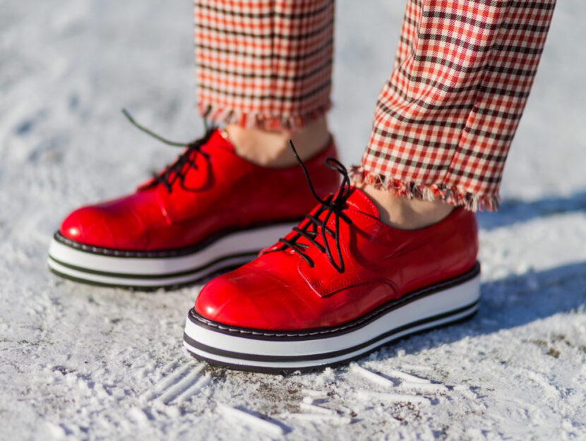 scarpe donna rosse