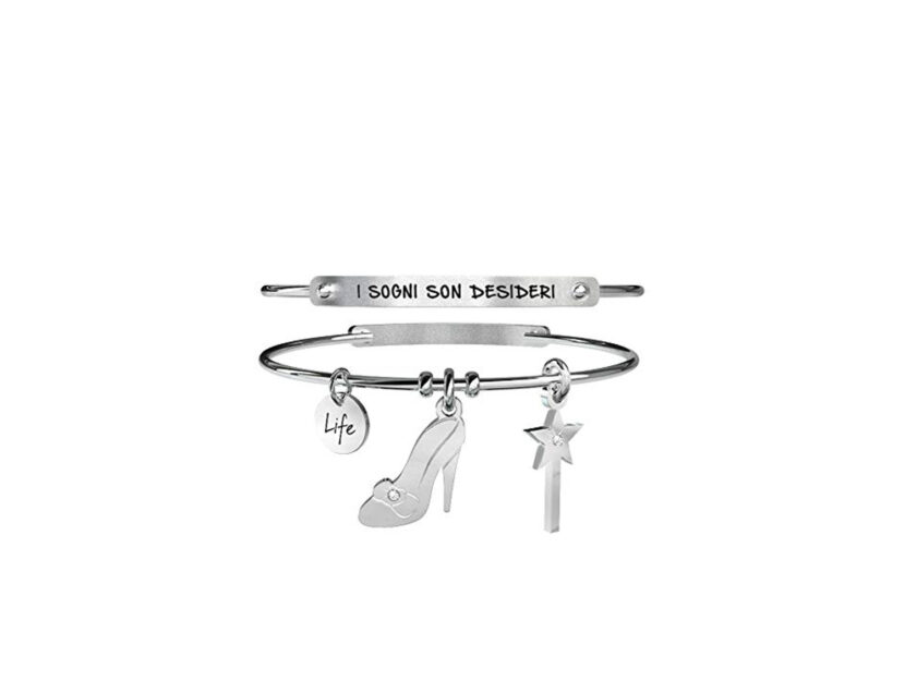 <p>Bracciale con charms e messaggio (KIDULT)</p>