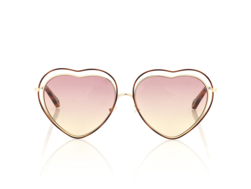 <p>Occhiali da sole con le lenti a cuore (CHLOÉ)</p>