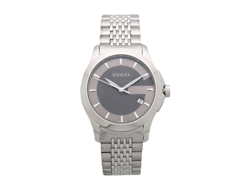 <p>Orologio analogico total silver (GUCCI)</p>