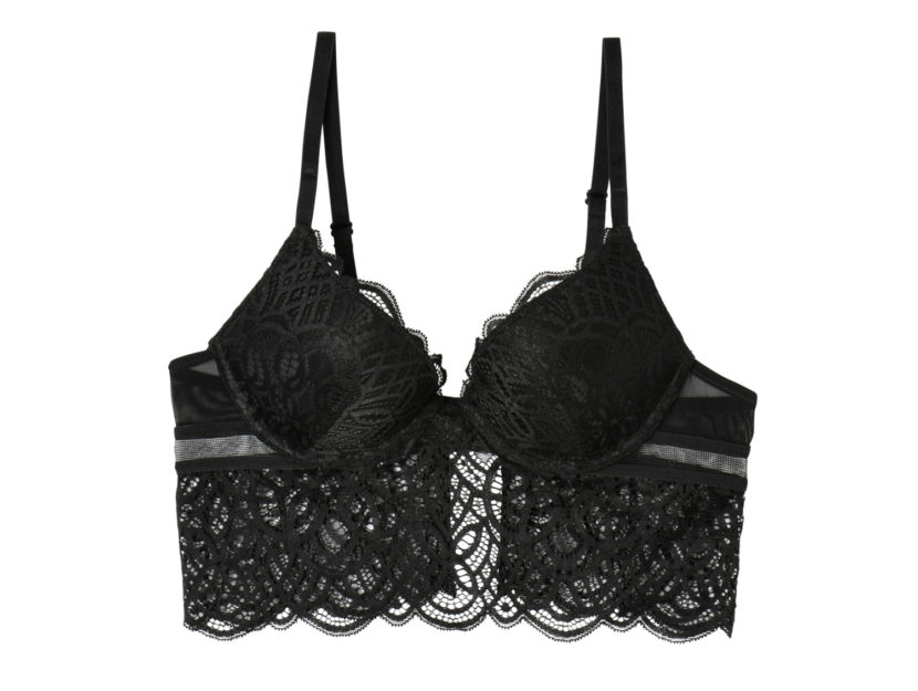 <p>Corpetto total black con pizzo (KIABI)</p>