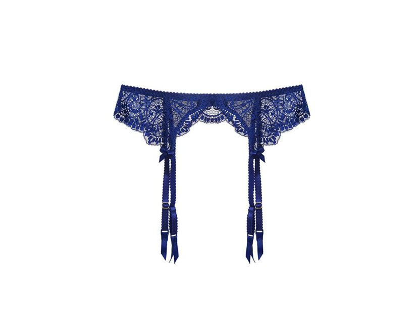 <p>Reggicalze blu in pizzo (VARSBABY)</p>