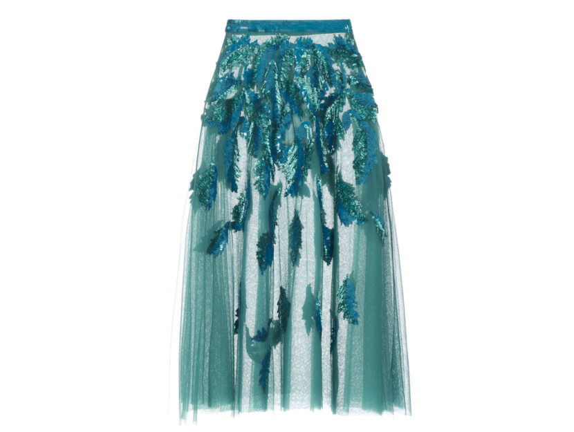 <p>Gonna in tulle con piume (ELISABETTA FRANCHI)</p>