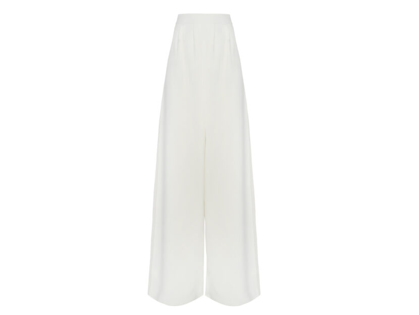 <p>Pantaloni palazzo a vita alta total white (FELEPPA)</p>
