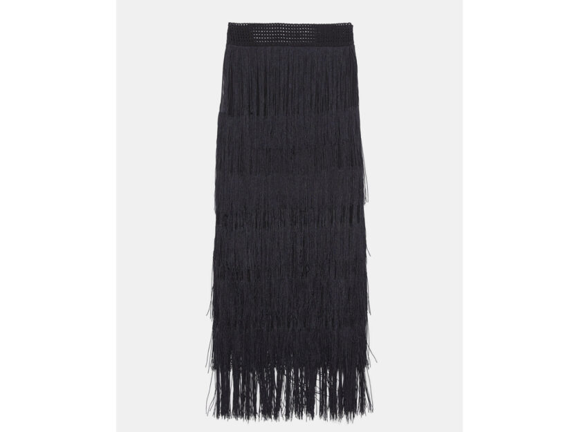 <p>Gonna lunga con le frange (ZARA)</p>