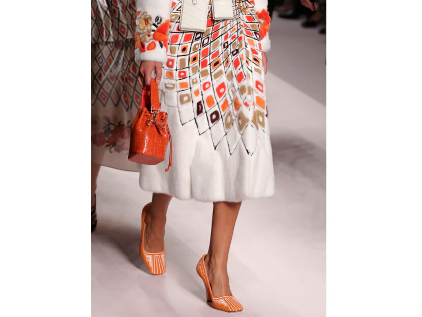 <p>Punta quadrata. Fendi, spring summer 2019</p>