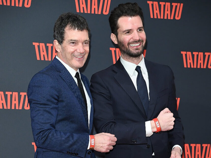<p>Antonio Banderas alla presentazione ufficiale di TaTatu</p>