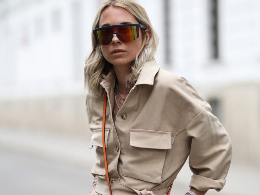 <p>Occhiali da sole a mascherina <span>Tommy Hilfiger Eyewear</span></p>