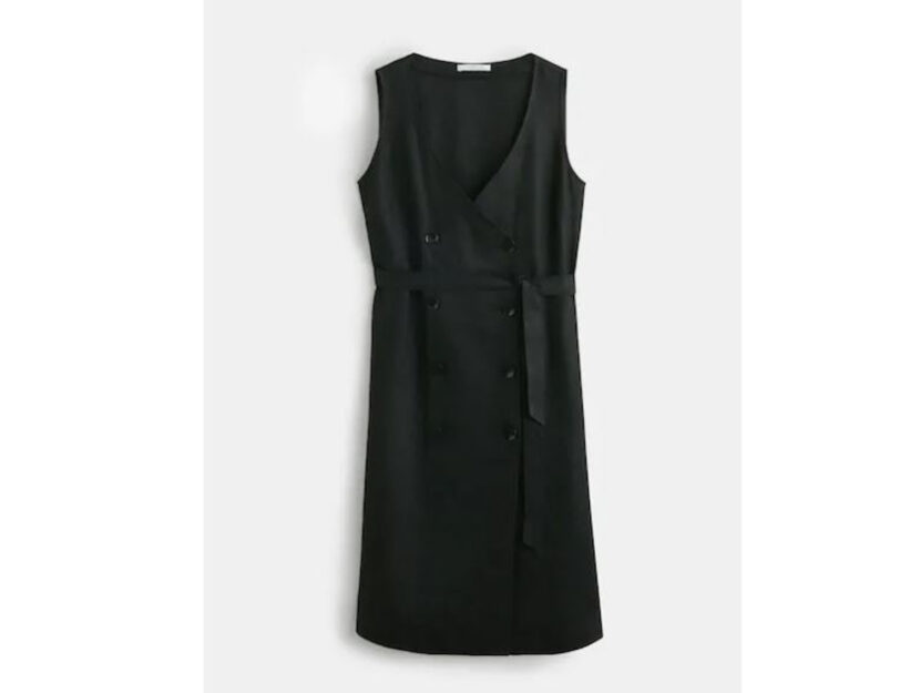 <p>Vestito nero con bottoni sul davanti (VIOLETA BY MANGO)</p>