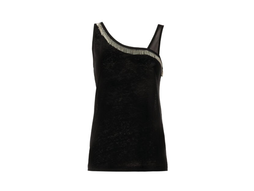 <p>Canotta total black con inserti (KOCCA)</p>