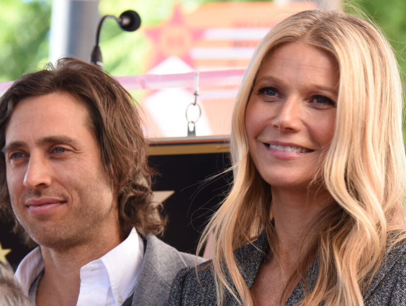 <p>Gwyneth Paltrow e il marito Brad Falchuk.</p>