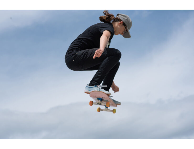 <p>Asia Lanzi, 17enne di Cento (Ferrara), è nella Nazionale Skateboard</p><p><em>(Foto di Anna Catalano)</em><br></p>